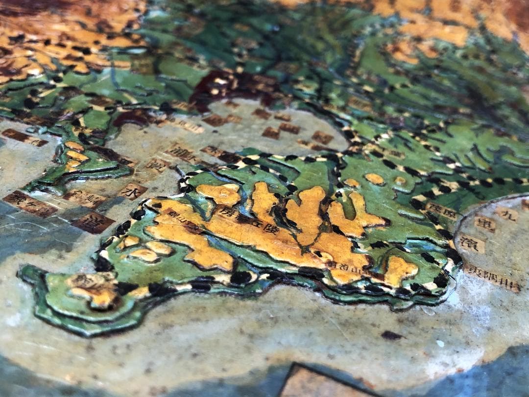 【 戦前立体古地図 】　関東地方　1：1000000　蔵出初品