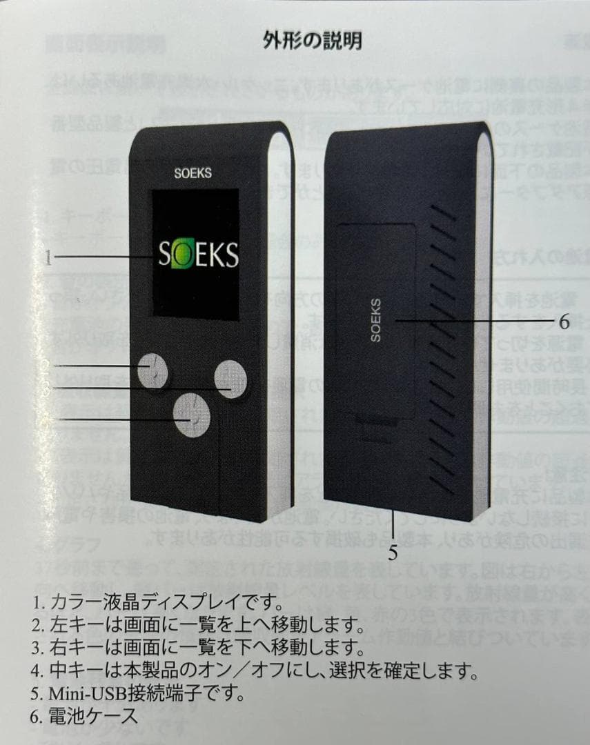 放射線測定器 ソエクス SOEKS 01-M ガイガーカウンター