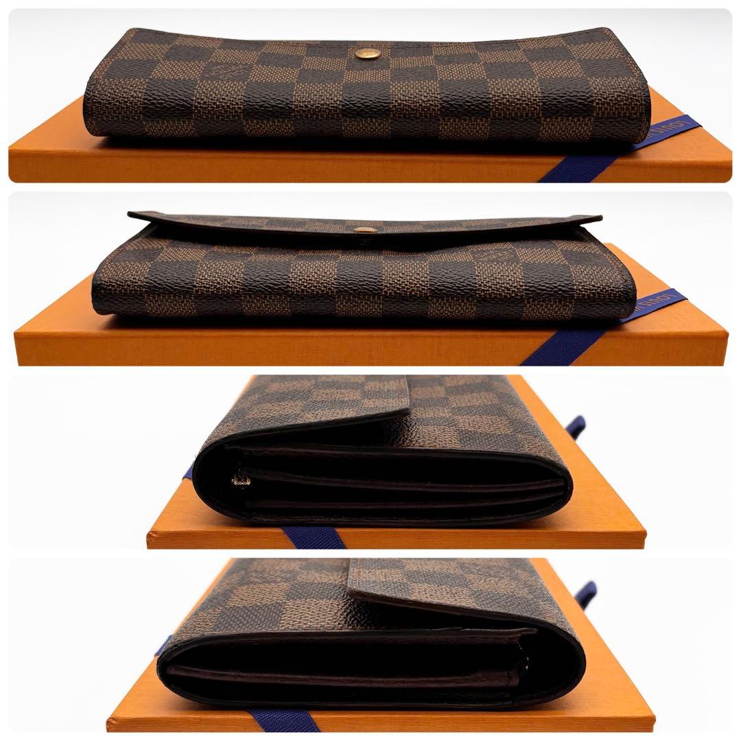 ルイヴィトン✨ダミエ✨ポシェット ポルトモネ クレディ 二つ折り財布