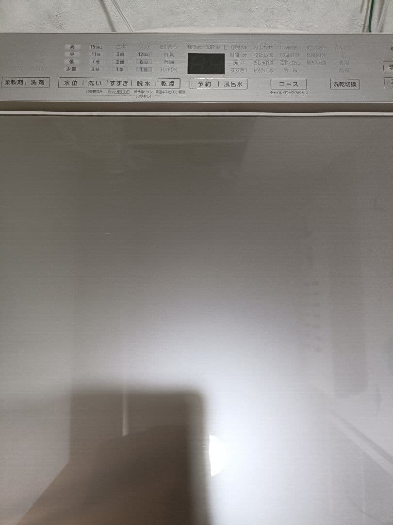 Panasonic 縦型洗濯機 本体 シルバー