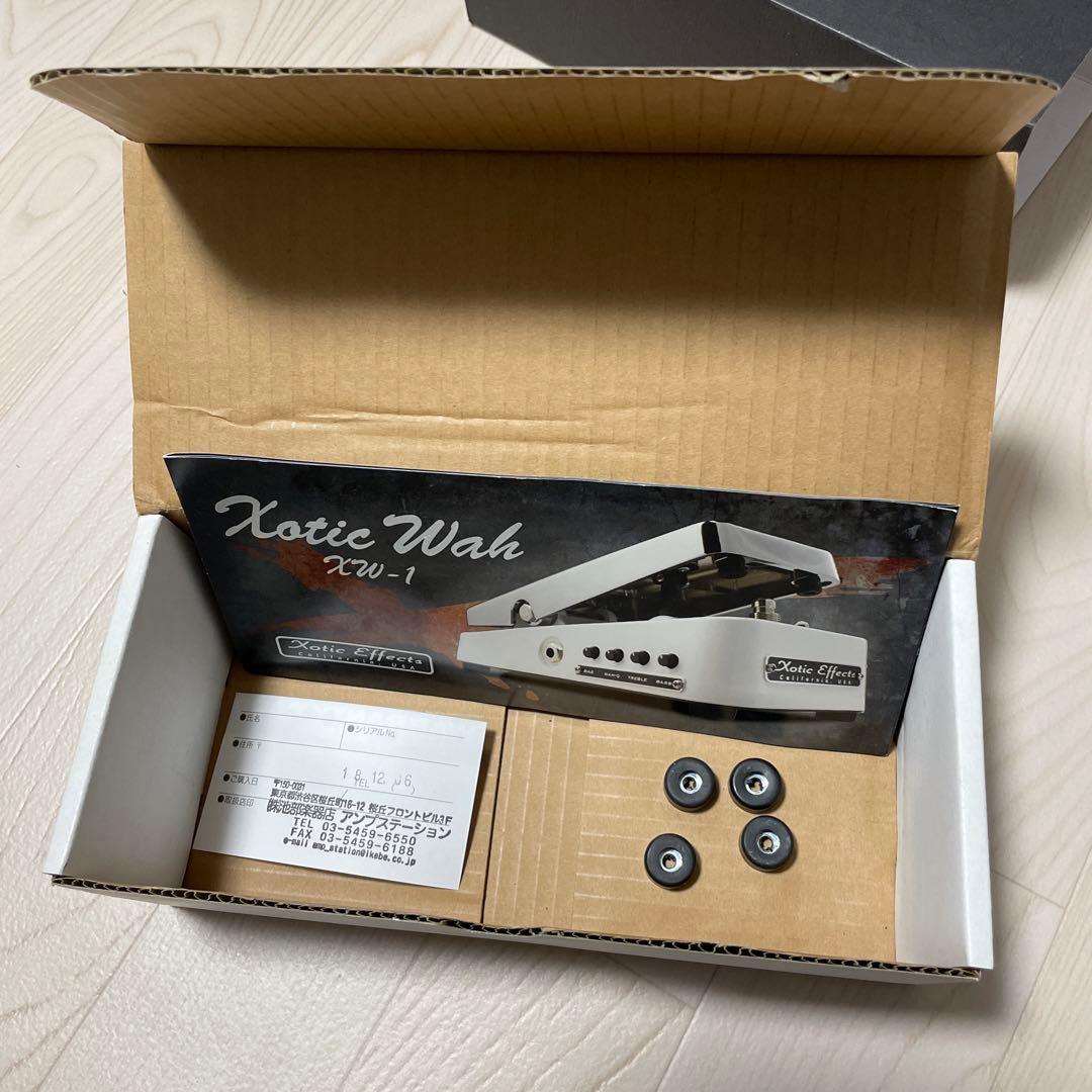 Xotic XW-1 wah ワウ ews製マジックテープ貼り付け板付き