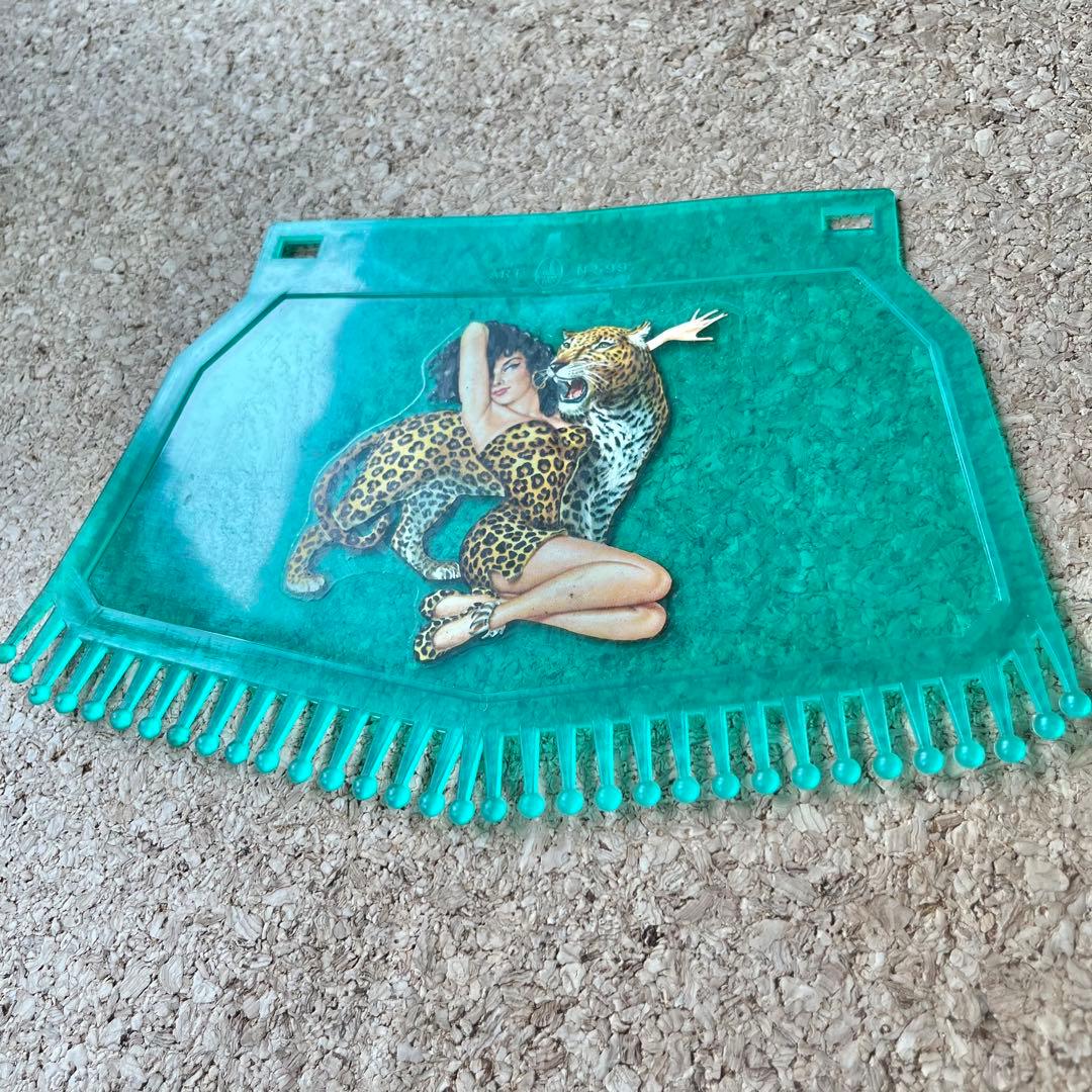 ◆50s60sデッドストック【Biemme・マッドフラップ】クリアグリーン