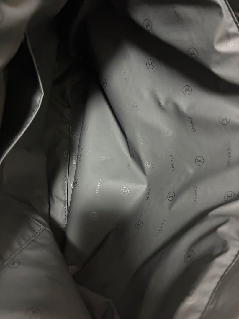 ノベルティCHANEL ナイロン トートバッグ 黒