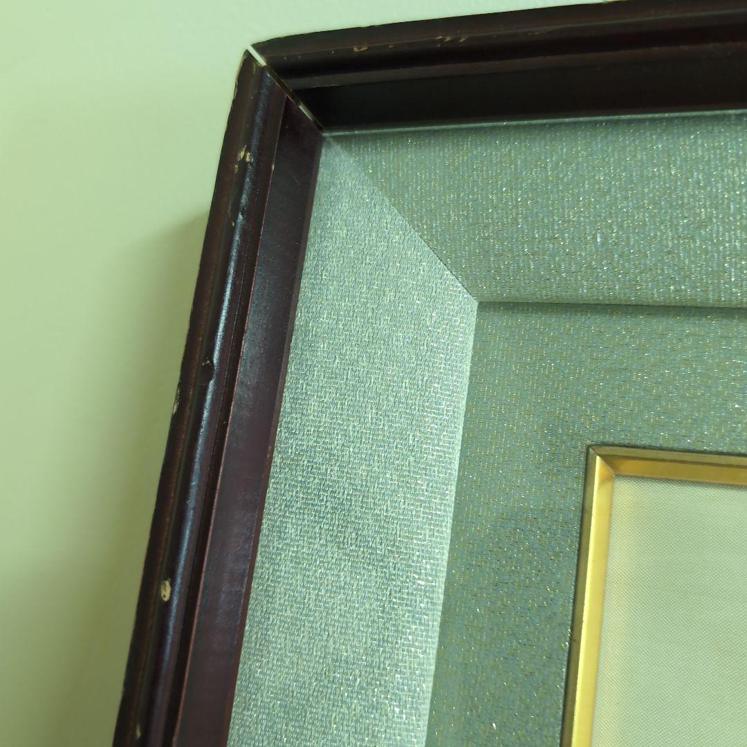 淡い色合いの日本画 人物画　浮世絵ベース　額装