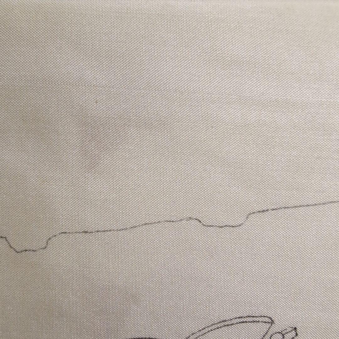 淡い色合いの日本画 人物画　浮世絵ベース　額装