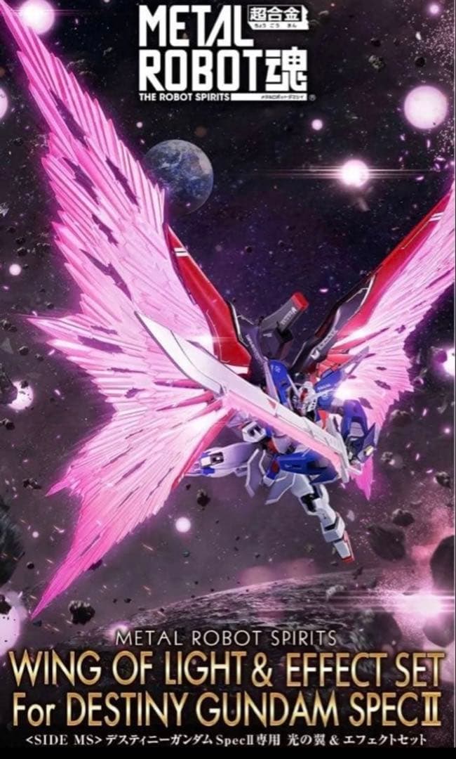 L ROBOT魂 デスティニーガンダム 光の翼・ゼウスシルエットセット