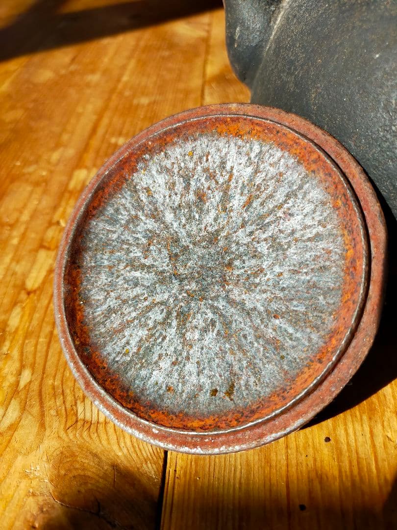 南部鉄器　釜定　新珠　肌　説明書付き