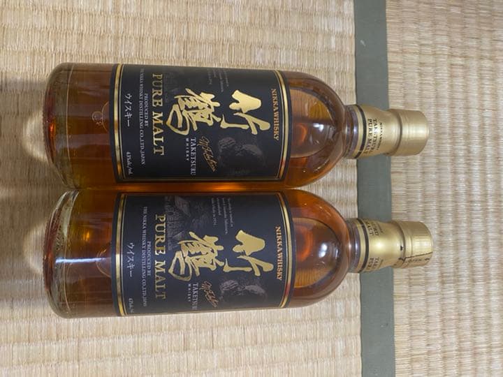 竹鶴ピュアモルト　ＮＶ　500ml　旧ラベル　　2本