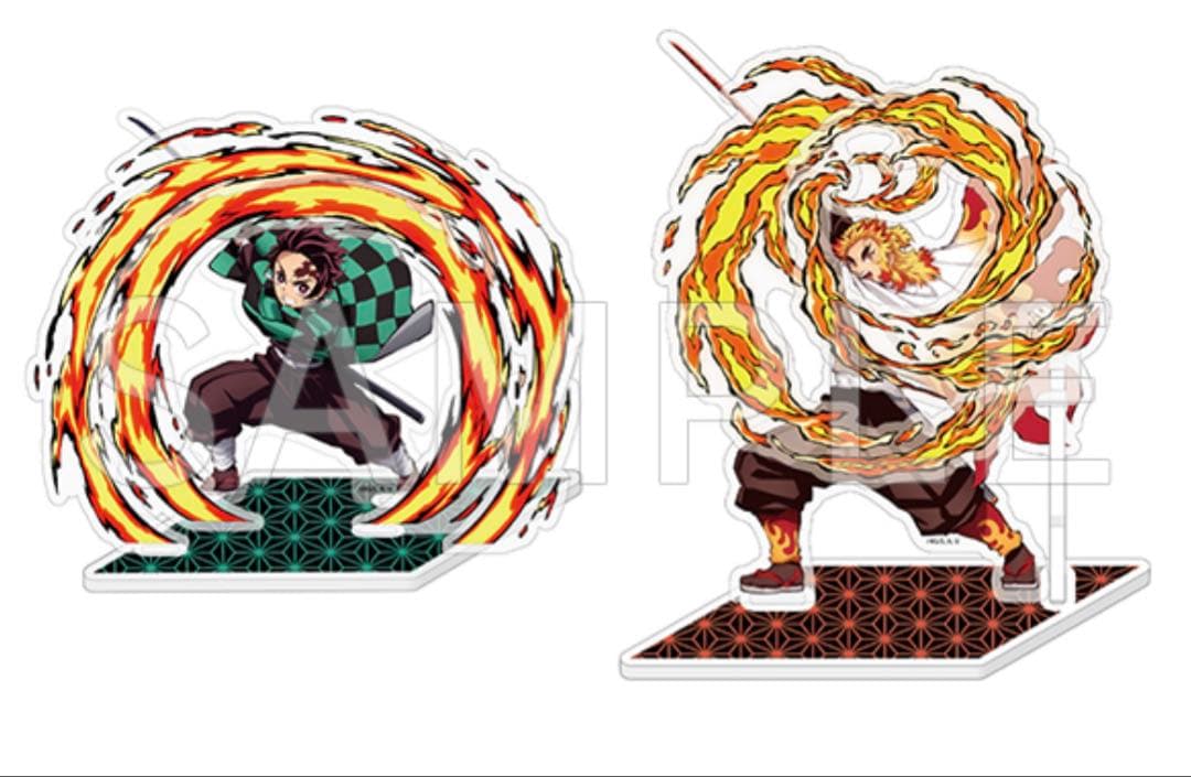 ポップアップアクリルマスコットセット ＜義勇＆しのぶ＞、＜煉獄＆炭治郎＞