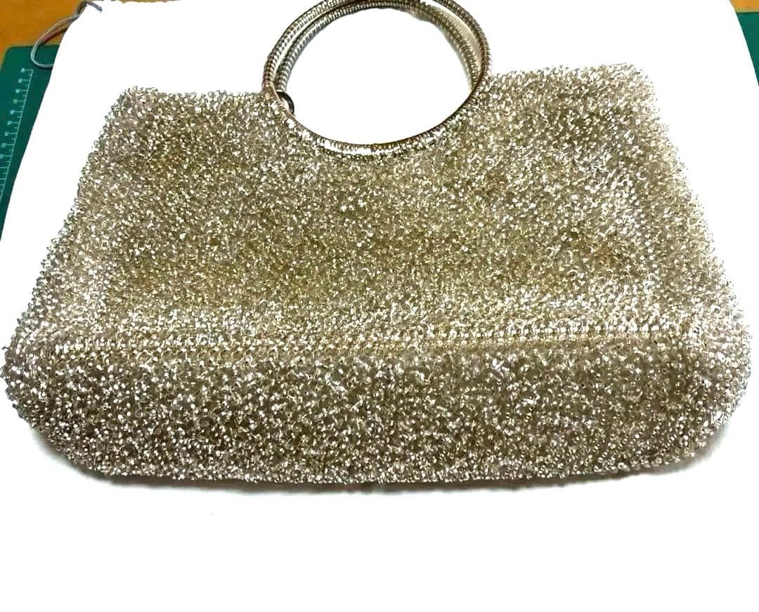 美品♡アンテプリマ♡ワイヤーバッグゴールド