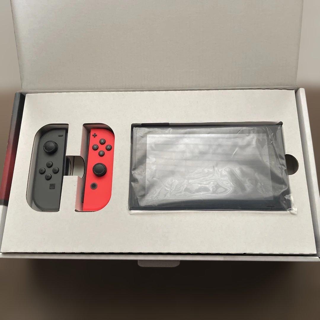 Nintendo Switch 本体 グレー/レッド