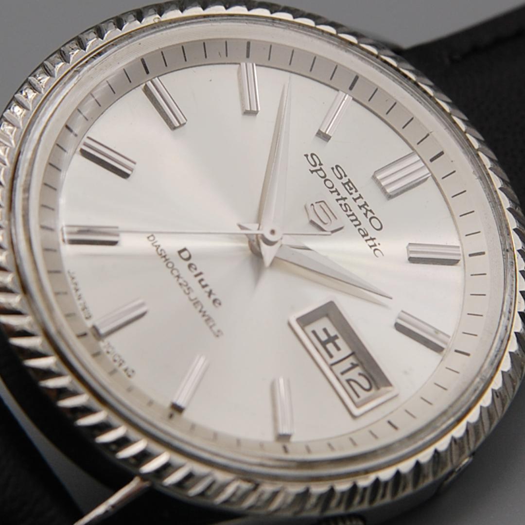 【OH済み】セイコースポーツマチック５ デラックス　自動巻時計　アンティーク