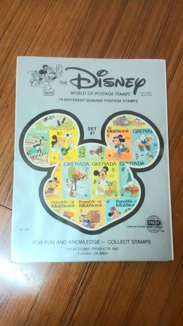 ディズニー　海外切手　レトロ　アンティーク