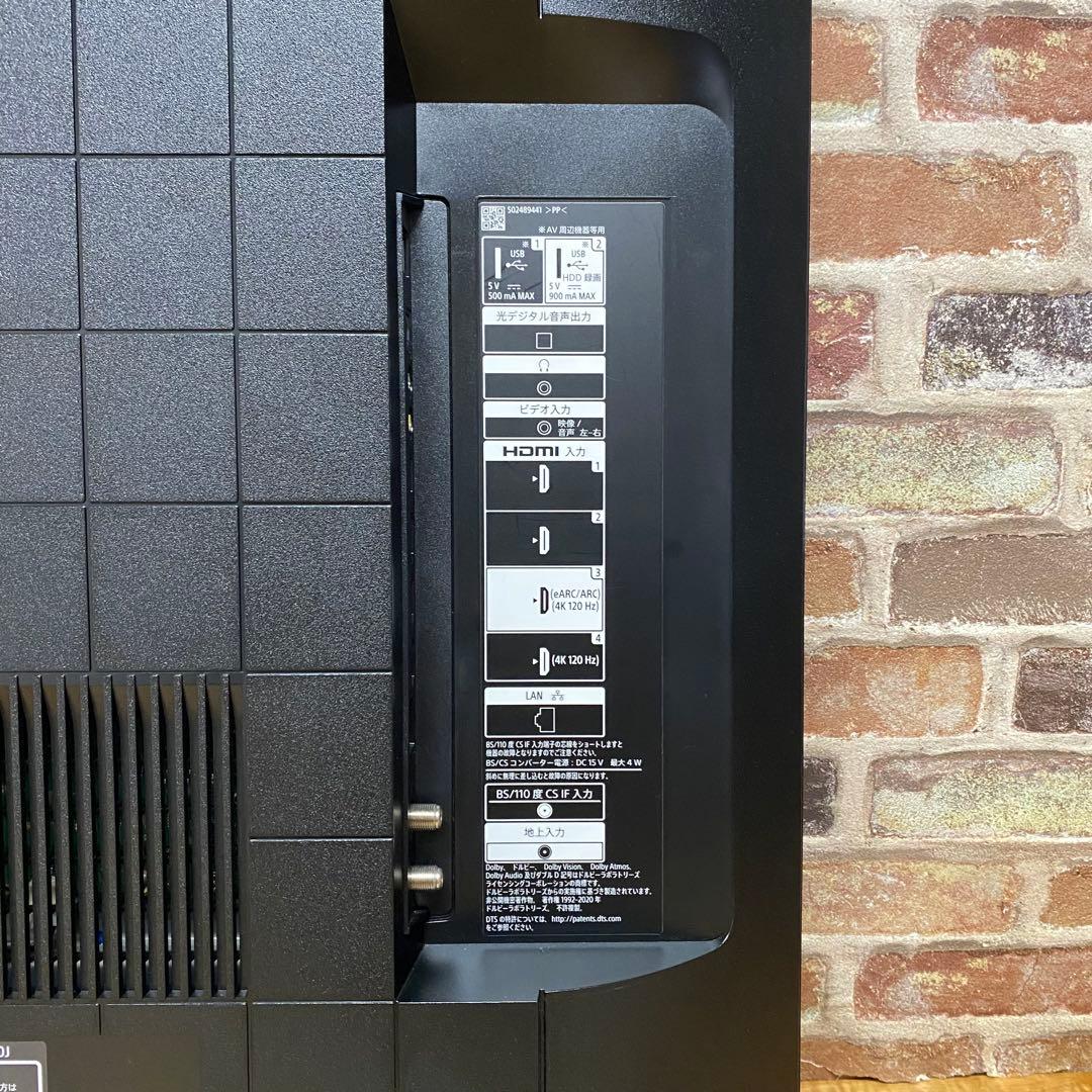 SONY 55V型 4K液晶テレビ BRAVIA XRJ-55X90J 22年製