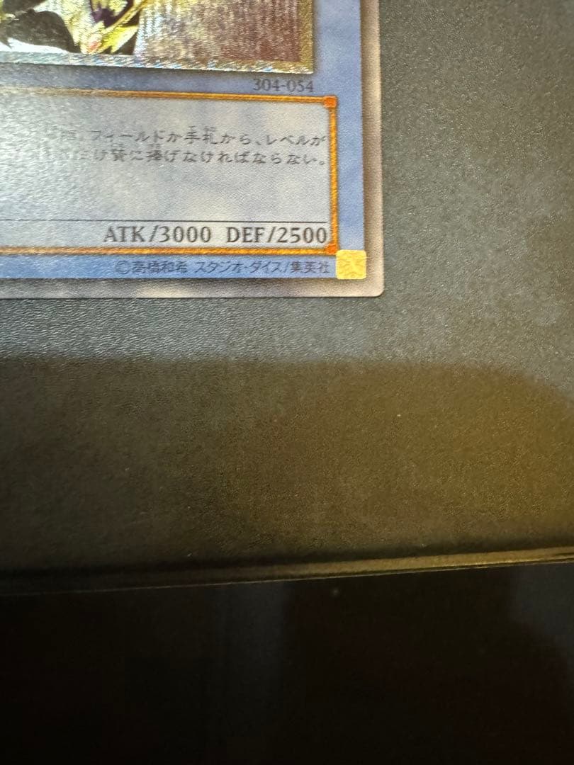 遊戯王　カオスソルジャー レリーフ　アルティメットレア　 304-054