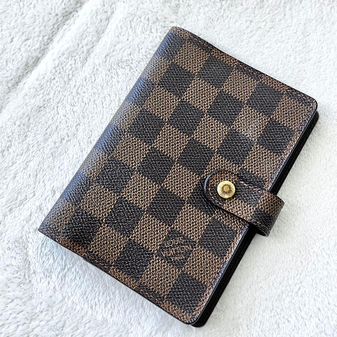 ★美品★ルイヴィトン　アジェンダPM ダミエエベヌ　手帳カバー　スケジュール帳