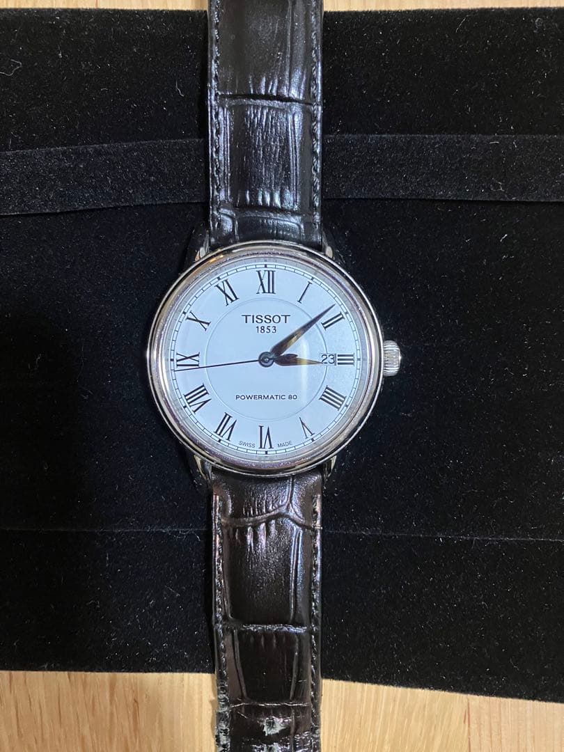 【フェイト】TISSOT 自動巻き時計 ホワイトダイヤル