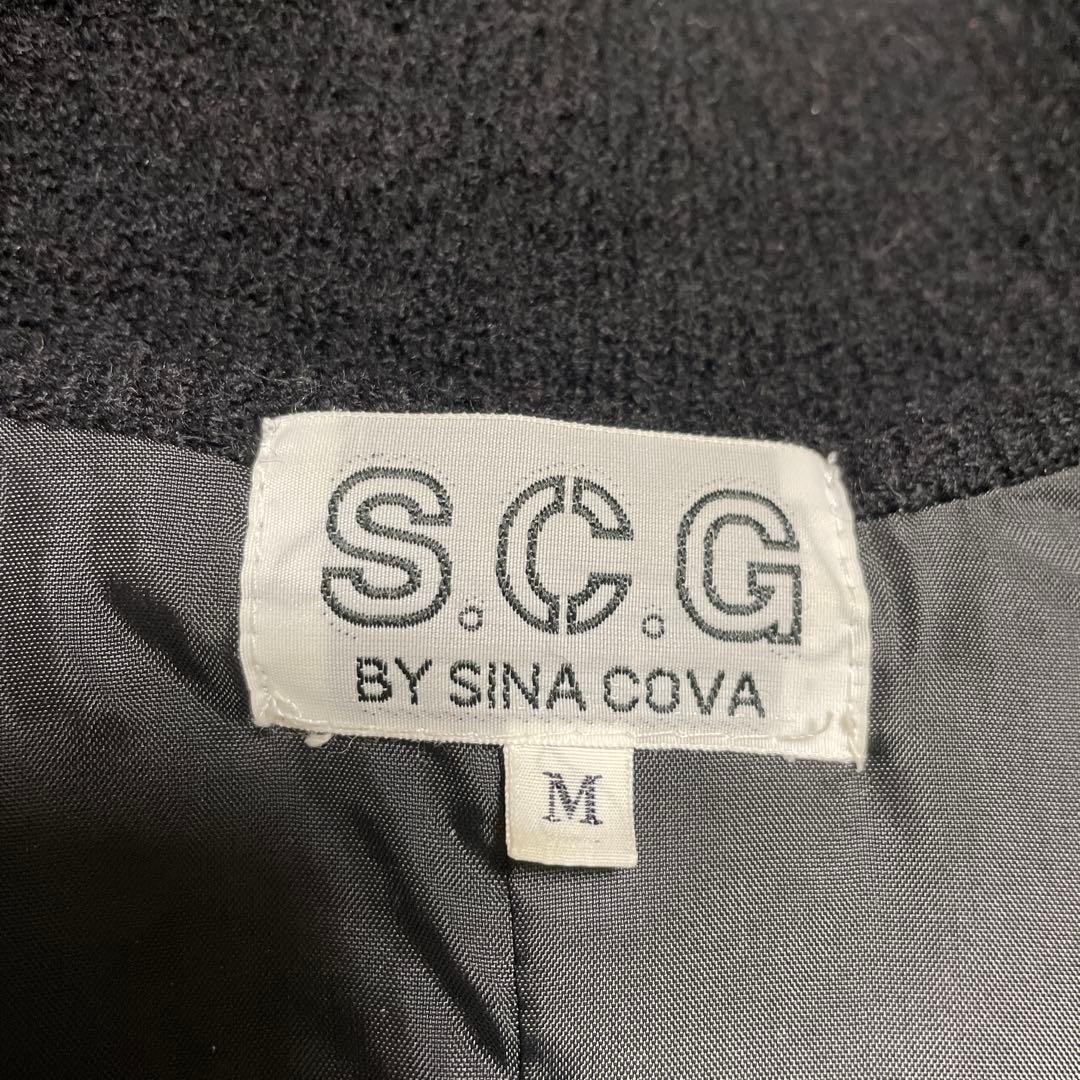 SINA COVA GOLF SCG ダイヤモンドパターン ジャケット M 黒