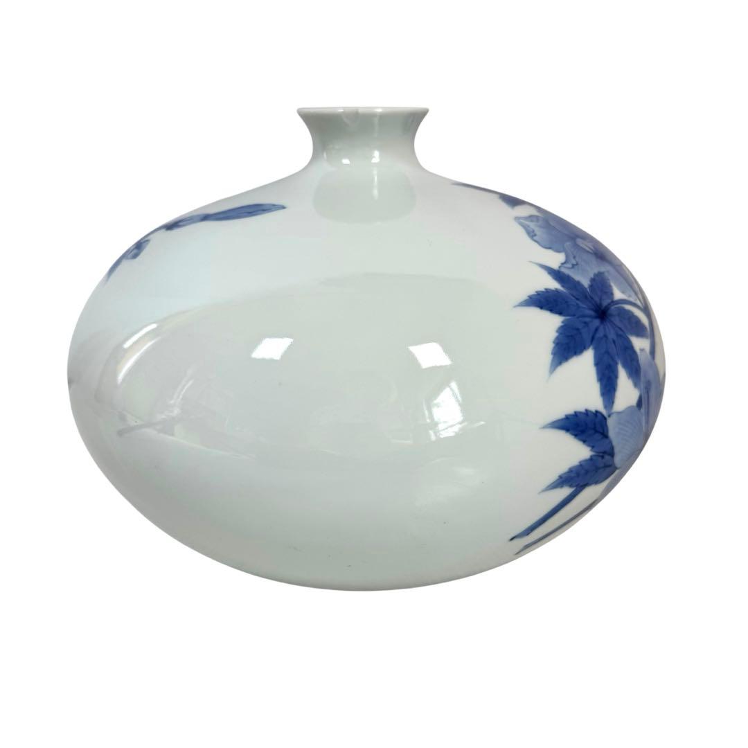 井上萬二　壺　有田焼　人間国宝