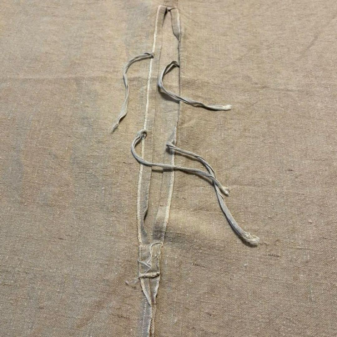 フランス　アンティーク　リネン　カバー　フランス軍用品