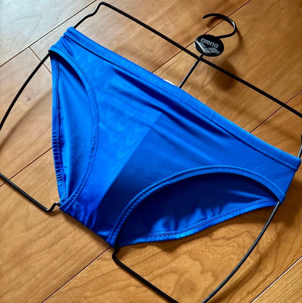 【美品】SPEEDO アクアブレードⅡ　ダイナカット　ブルー　ウロコ　競パン