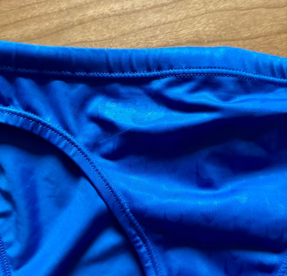 【美品】SPEEDO アクアブレードⅡ　ダイナカット　ブルー　ウロコ　競パン