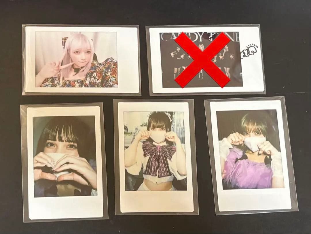 宮野静 ソロチェキ、生誕集合チェキ(全員サイン入り)まとめ売り(バラ売り可)