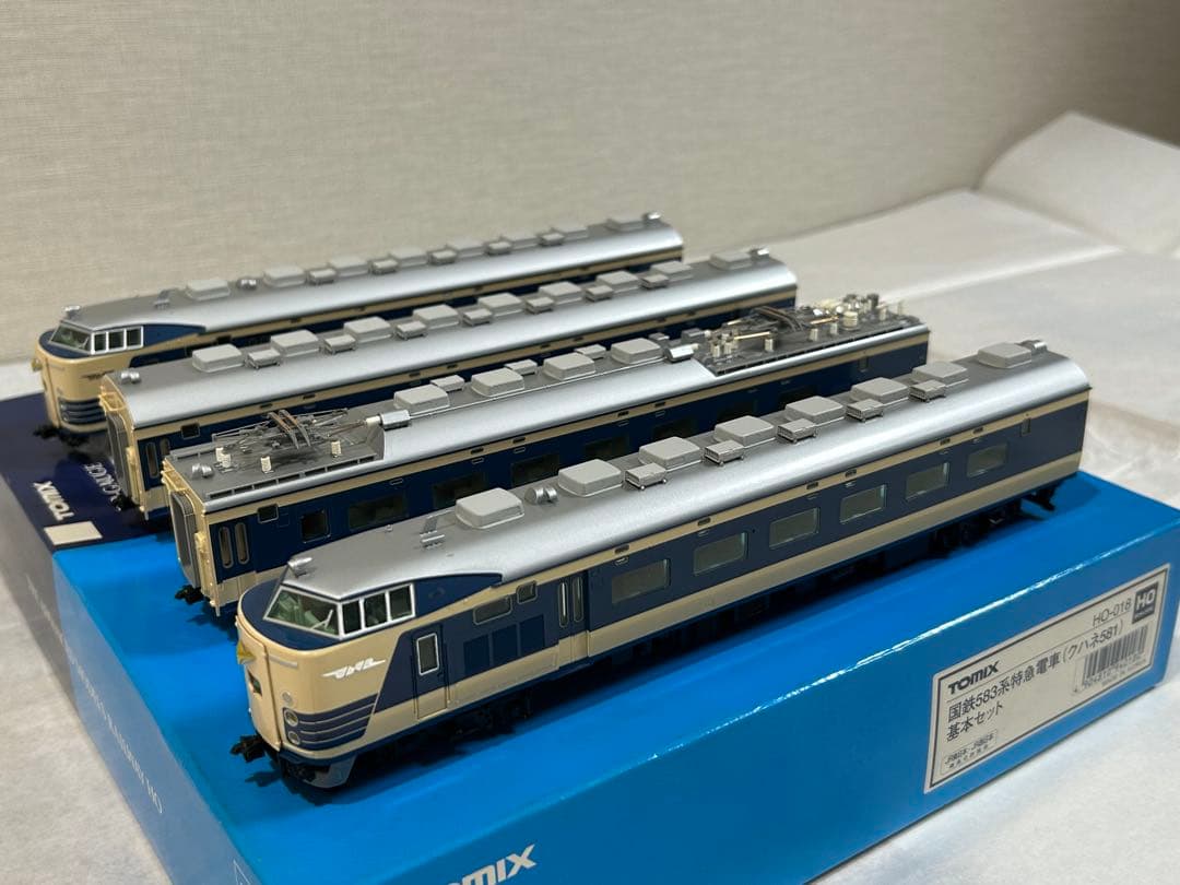 HOゲージ　HO-018国鉄583系特急電車（クハネ581）基本セット