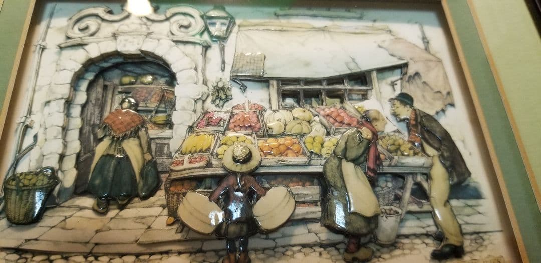 JohnEllam3Dデコパージュ(帽子を持った少女)