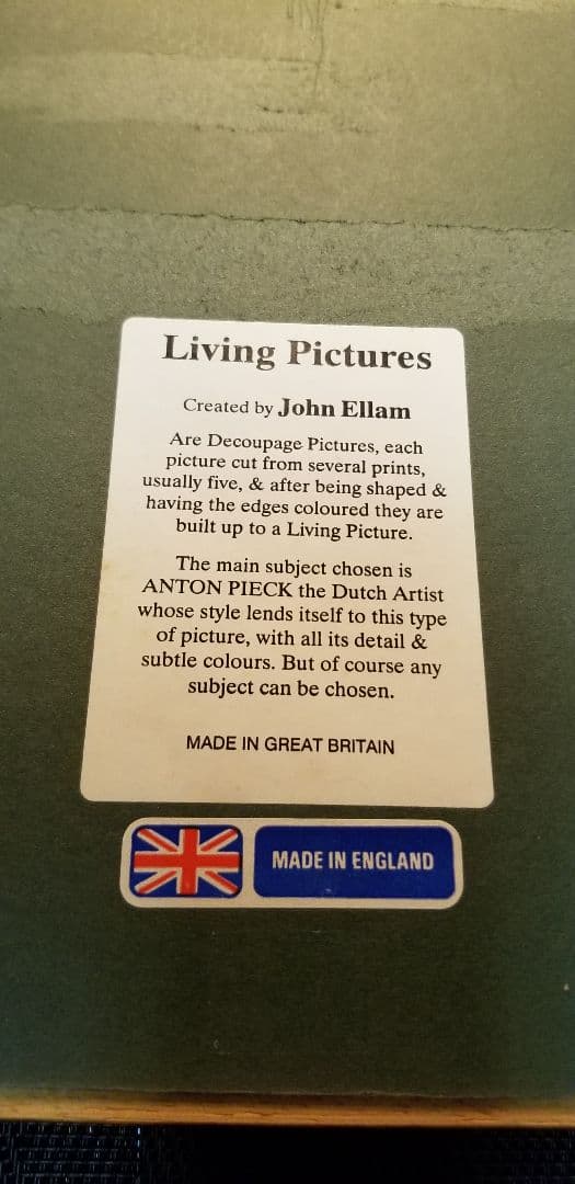 JohnEllam3Dデコパージュ(帽子を持った少女)