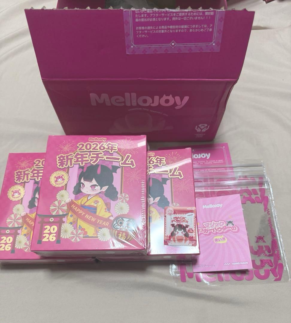 Mellojoy スクイーズ　新年チーム　新品未開封　シュリンク付き3点セット