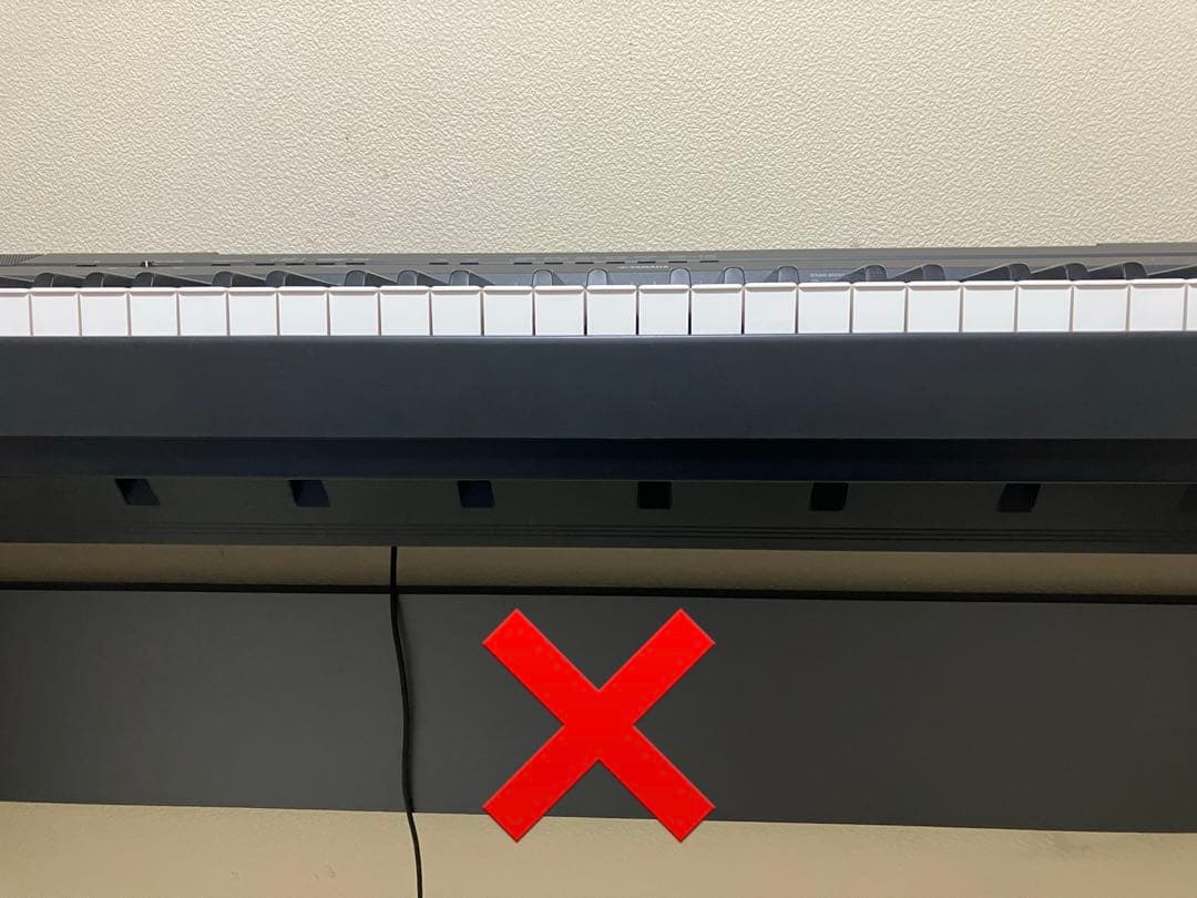 1/4まで！　美品‼️ヤマハ　P-115 本体、譜面台、電源コード、標準ペダルのみ