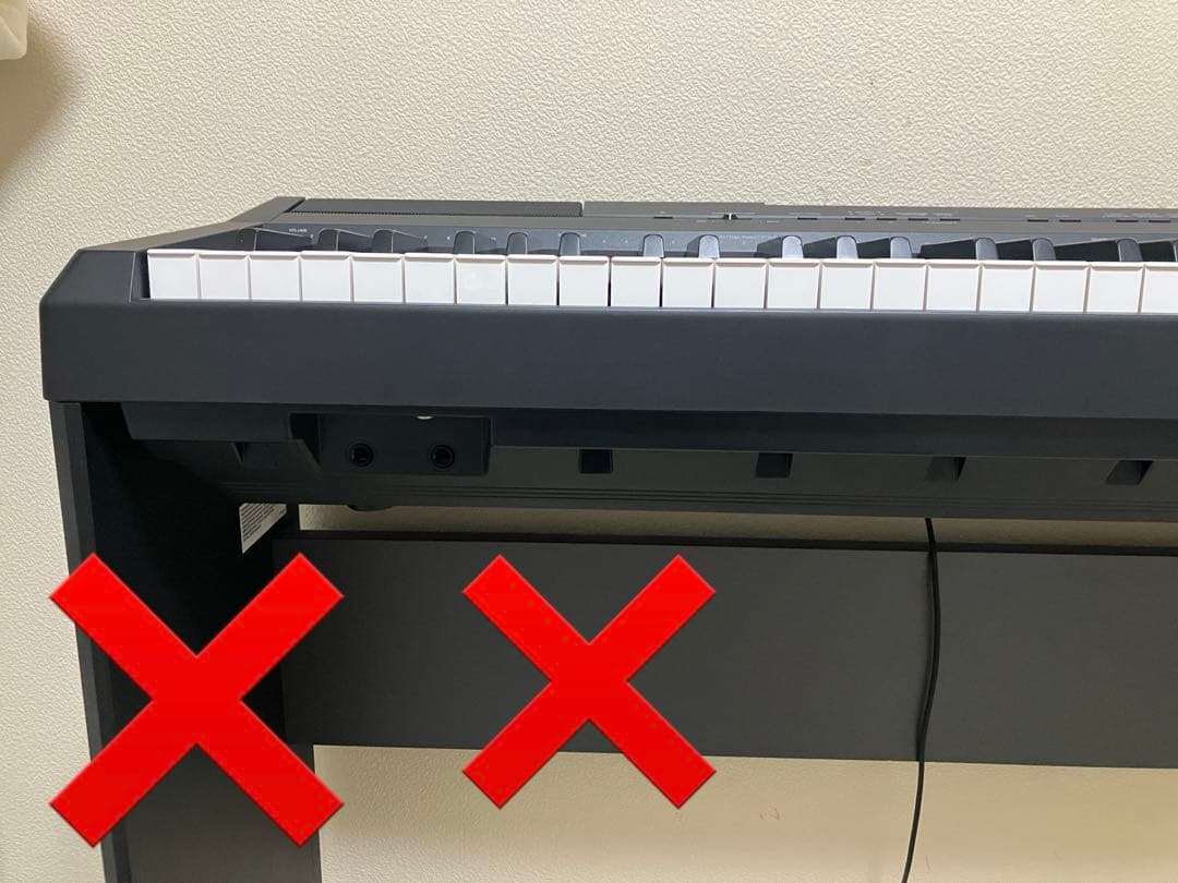 1/4まで！　美品‼️ヤマハ　P-115 本体、譜面台、電源コード、標準ペダルのみ