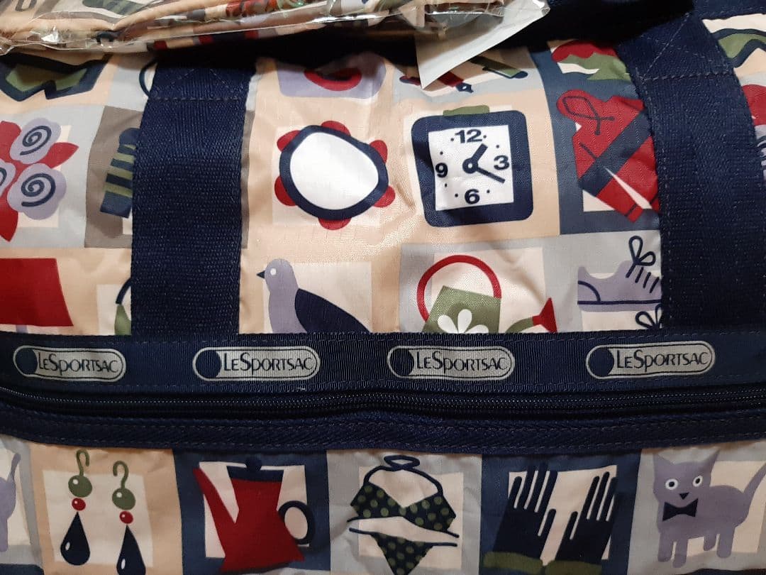 レスポートサック 2way/斜め掛けショルダーボストンバッグ/ポーチと鍵×2付き