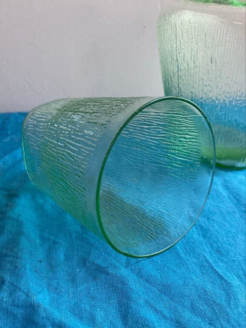 古道具　ウランガラス　ディキャンタグラス　昭和初期