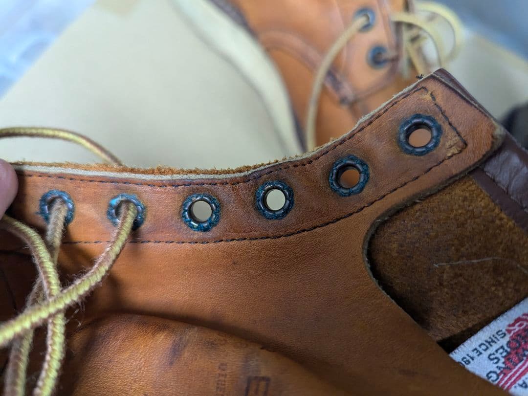 レッドウィング 875 サイド羽根タグ 7.5E RED WING