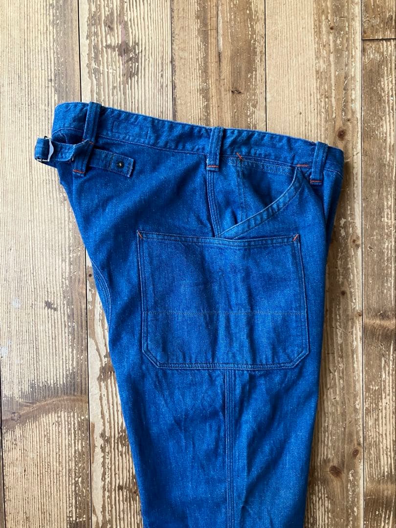 nanamica ナナミカ デニム サルエルパンツ W32 日本製 カーゴパンツ