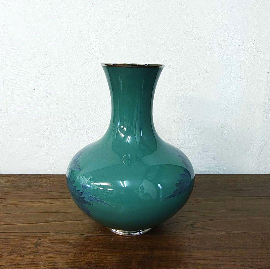 田村幸夫　尾張七宝　花瓶