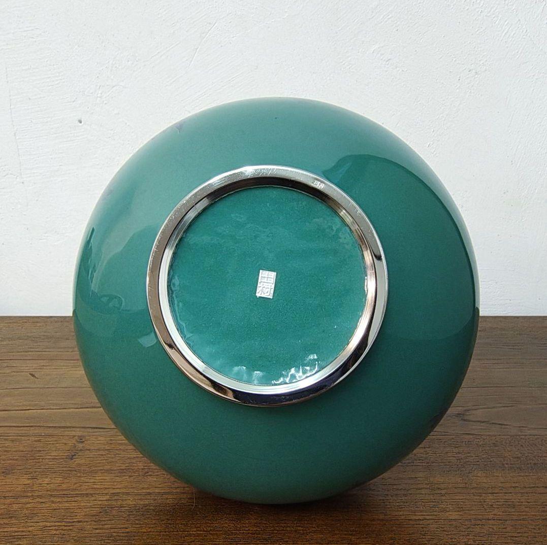 田村幸夫　尾張七宝　花瓶