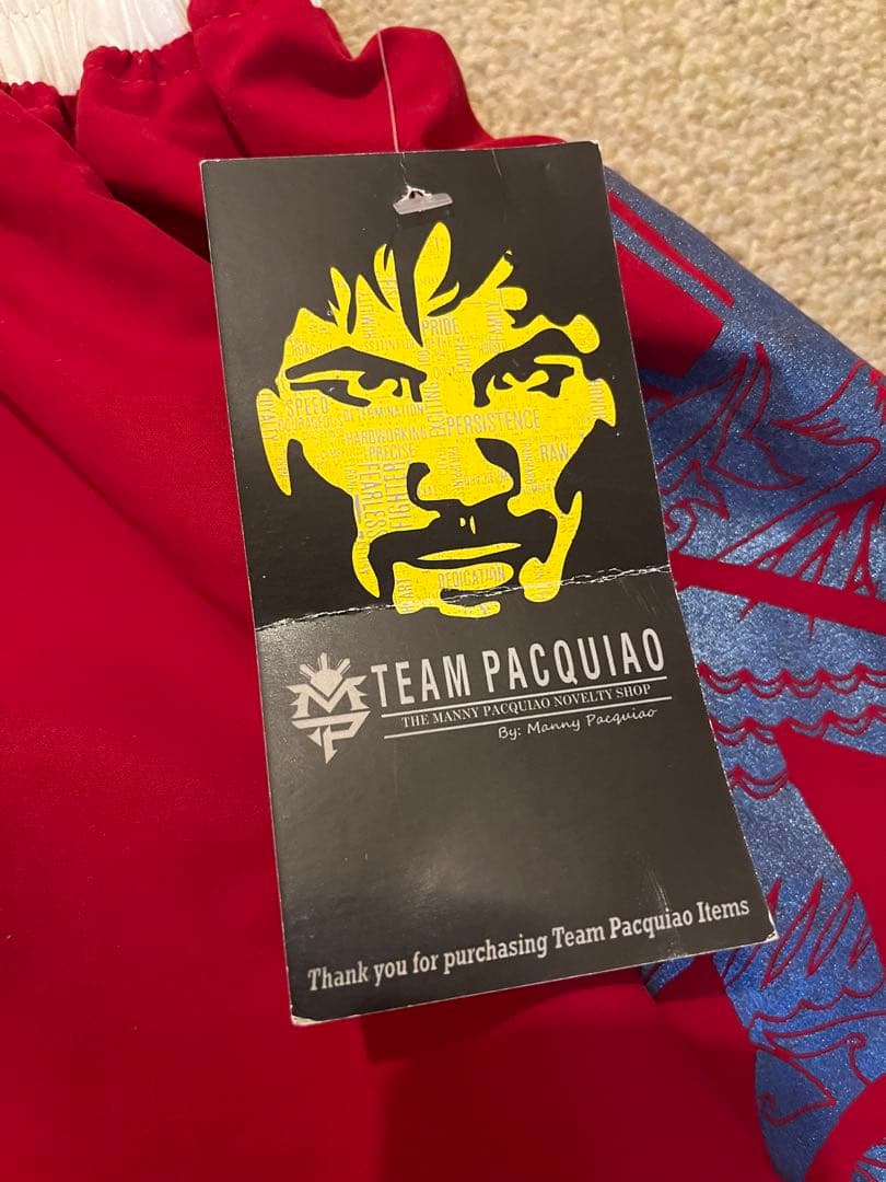 マニー・パッキャオ　サイン入りファイトショーツ