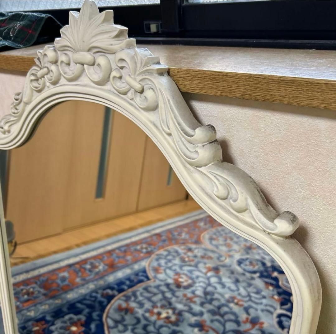 店舗什器アンティーク　mirror 美容院　鏡