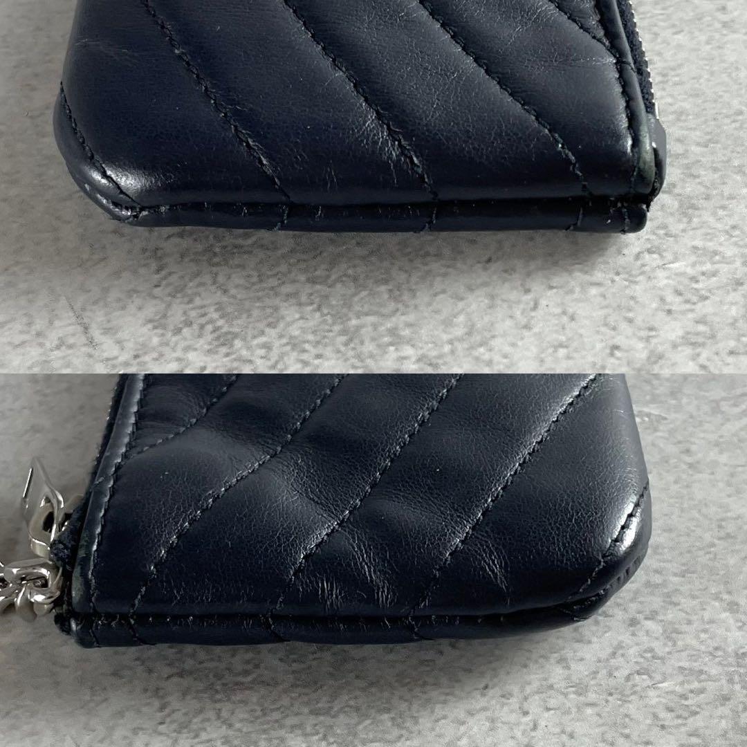 【極美品】サンローラン ケース キーリング カサンドラ YSL レザー