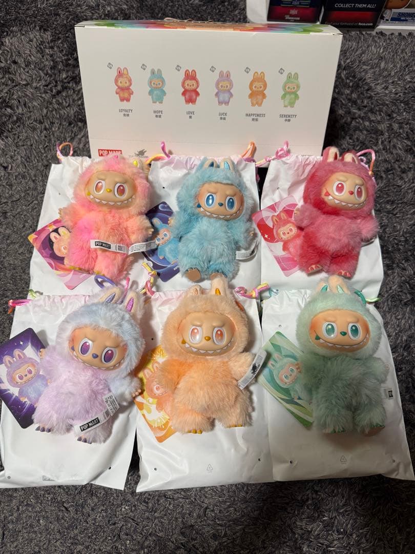 ラブブ 6体 コンプリート POPMARTオンライン購入品