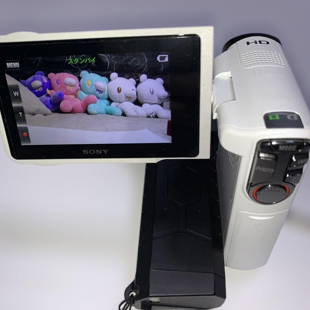 Sony 防水ハンディカムHDR-GW77 ホワイト 美品