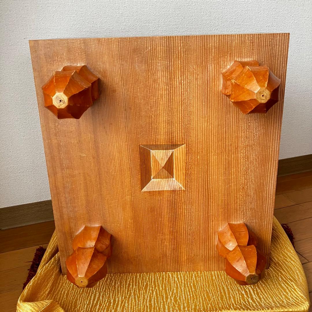 囲碁盤・布カバー・碁盤覆(木製)・碁盤覆布カバー、4点セット