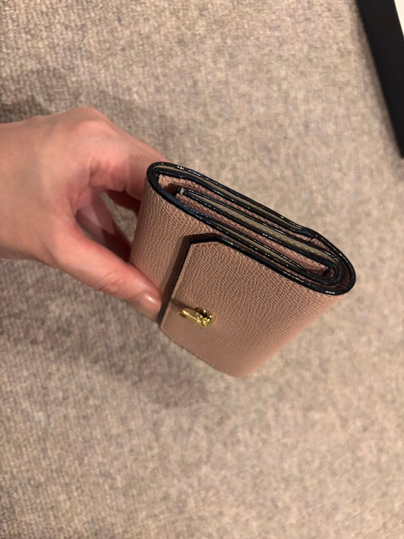 【専用】Valextra シティウォレット ペオニア 三つ折り財布