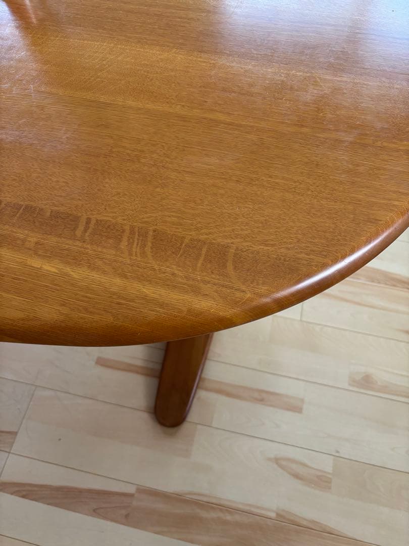 飛騨産業　飛騨家具　豆型　テーブル　ナチュラル　HIDA かわいい　北欧