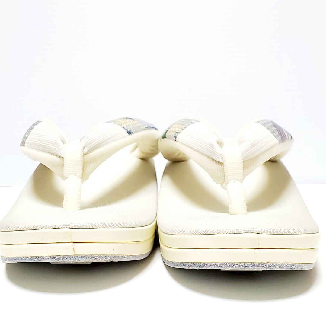 <美品>　夏物　正絹　絽　草履・バッグセット