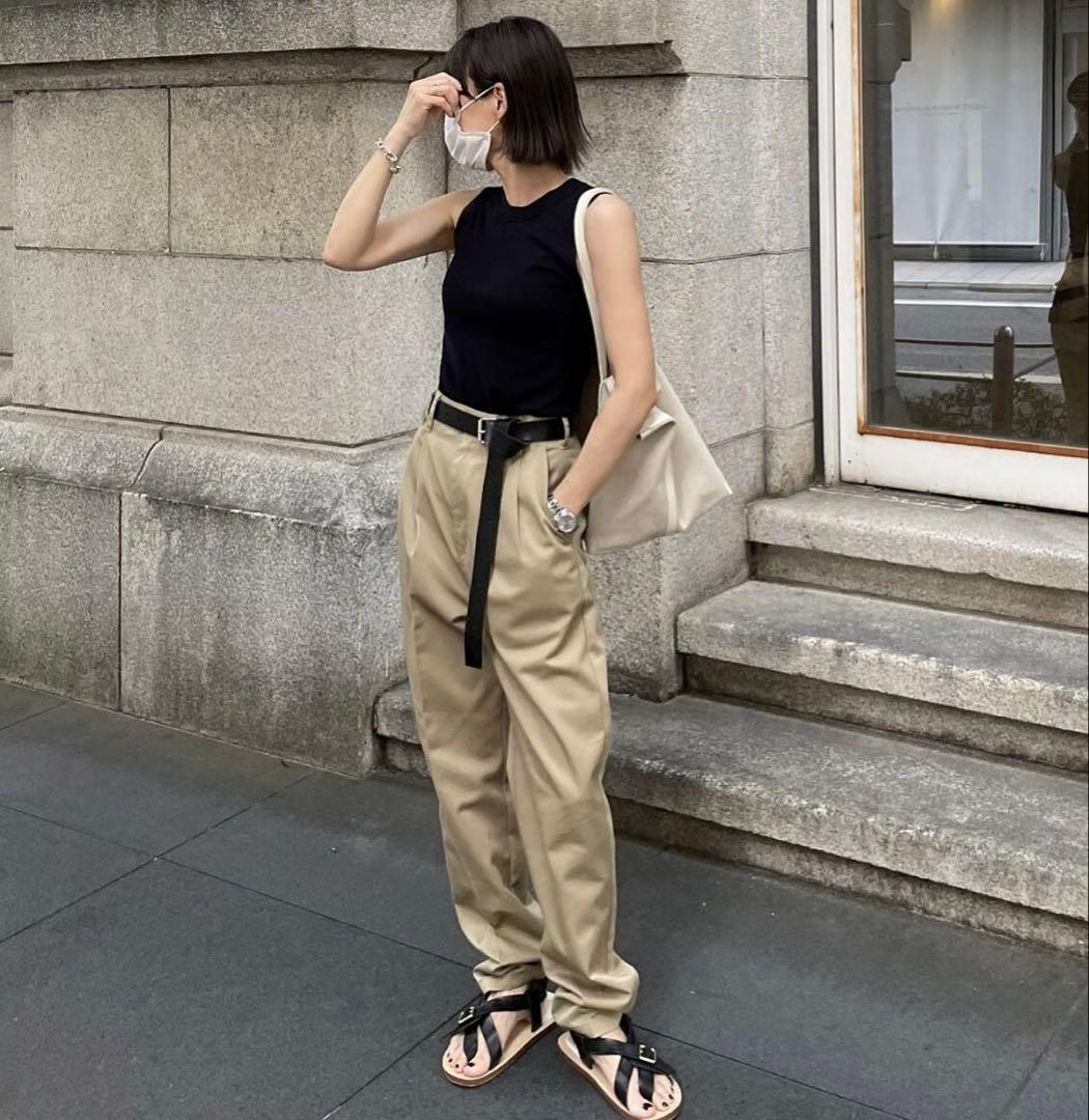 ok.soon×dickies コラボチノ［2タックテーパード］ベージュ