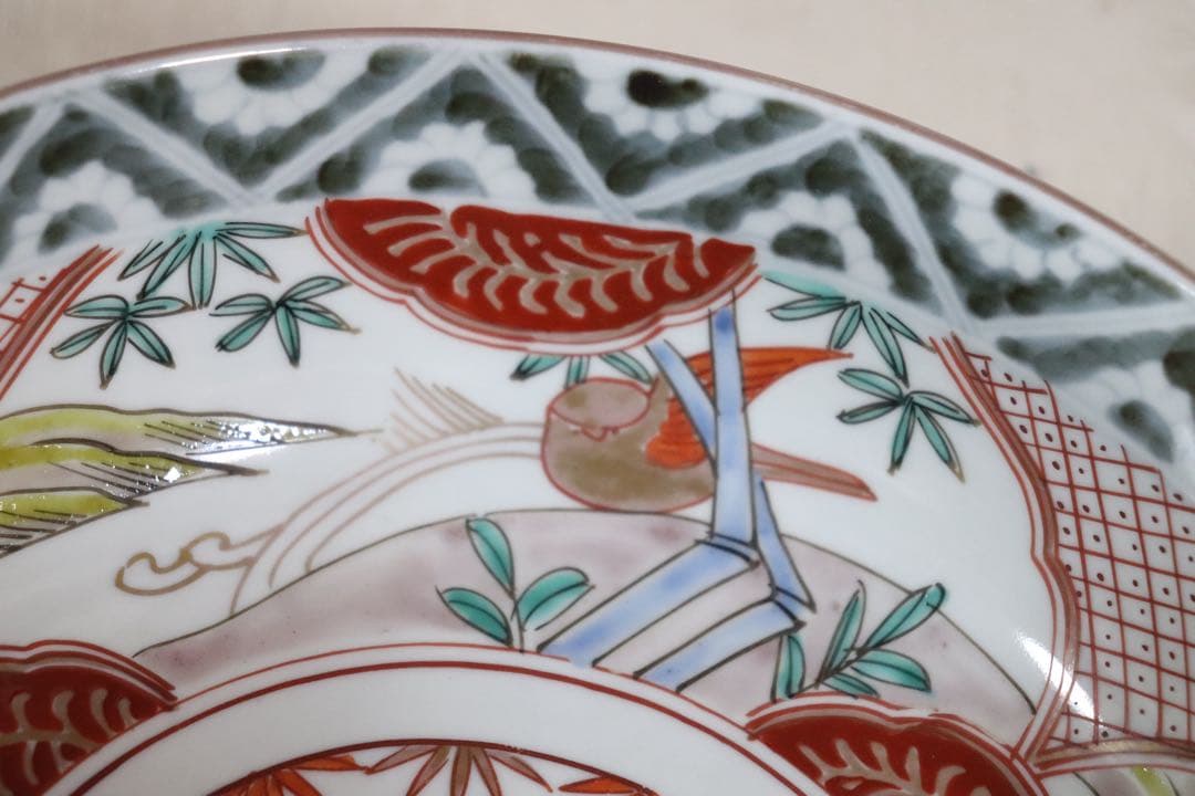 江戸　伊万里錦絵大鉢2種4点　共箱　送料込み250518